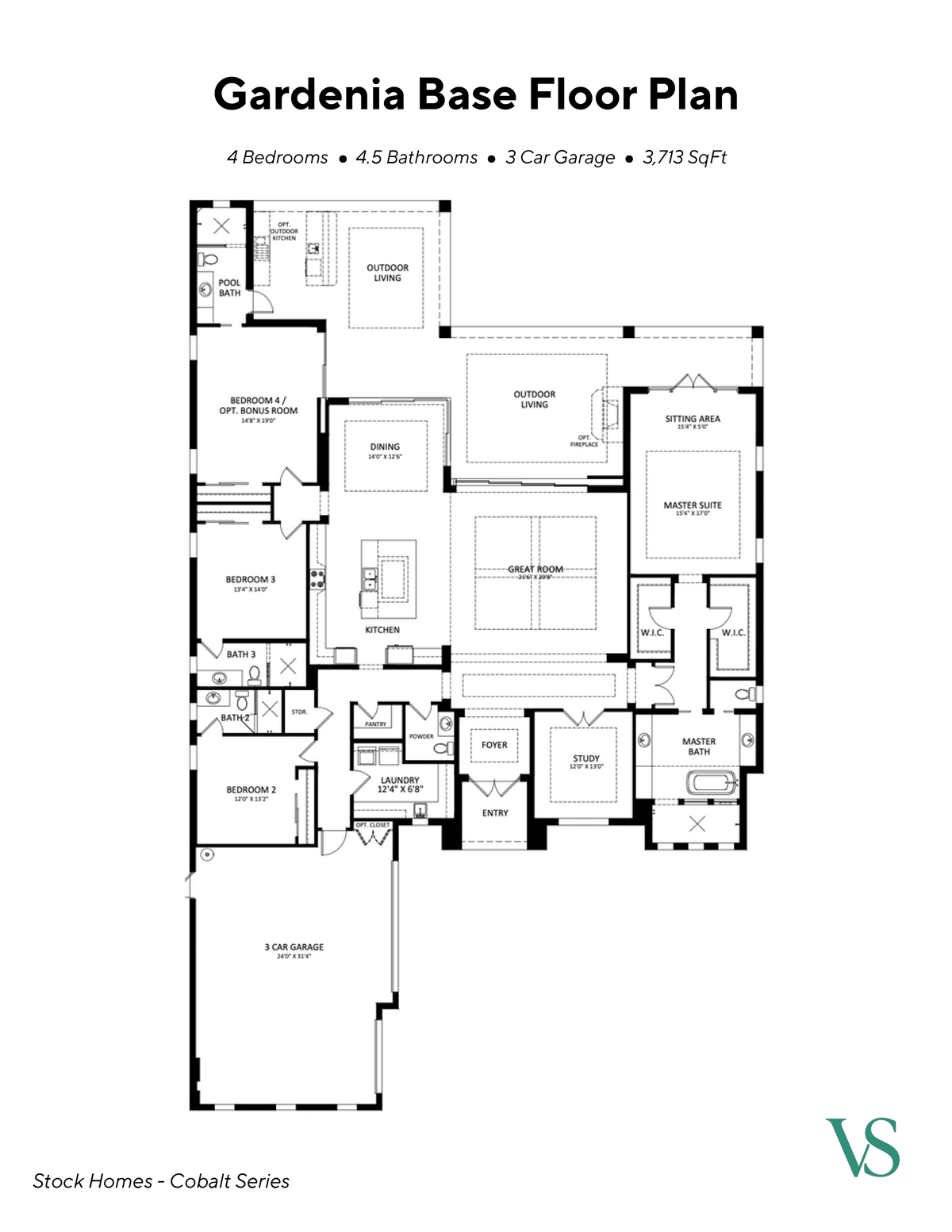 Vivid Shores Floorplan Gardenia Base