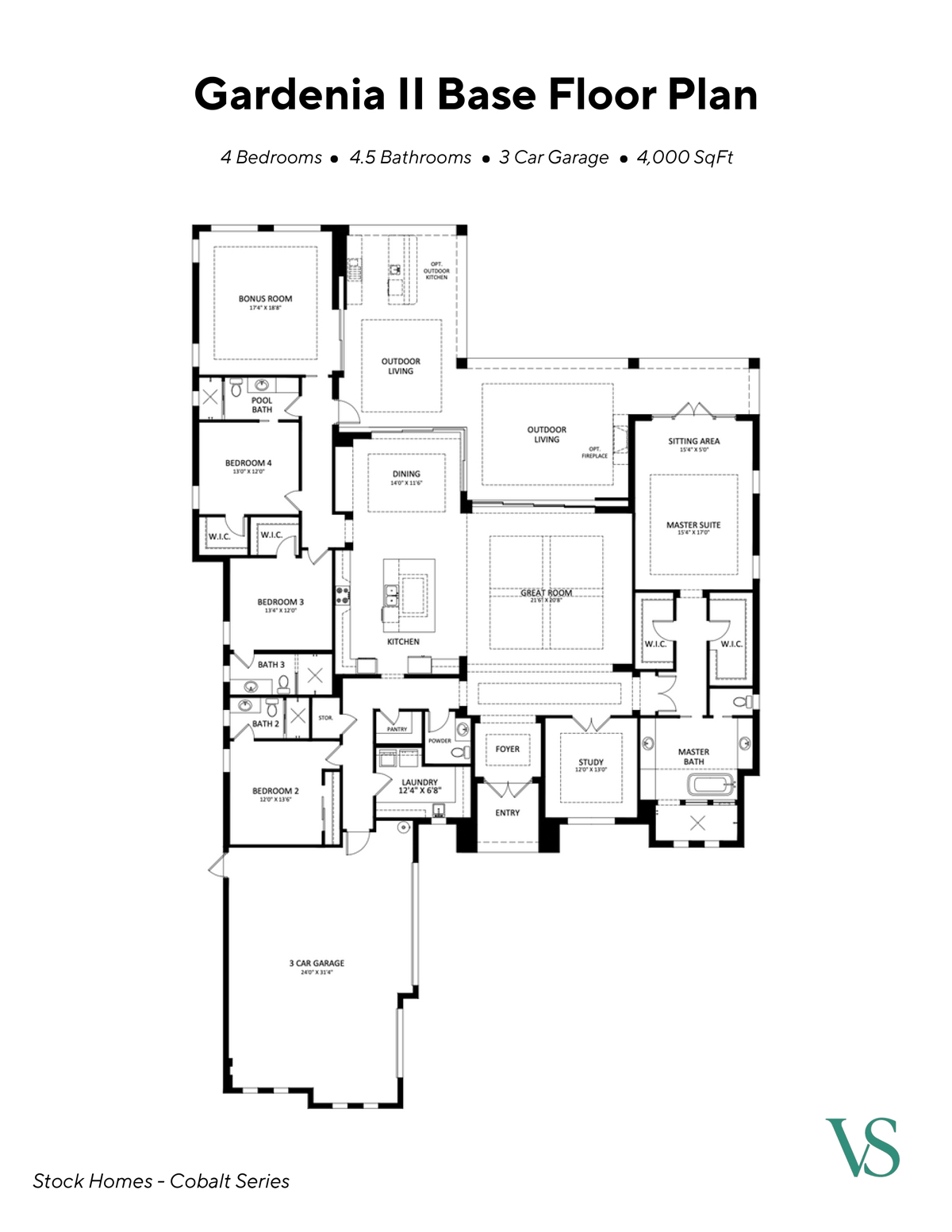 Vivid Shores Floorplan Gardenia II Base
