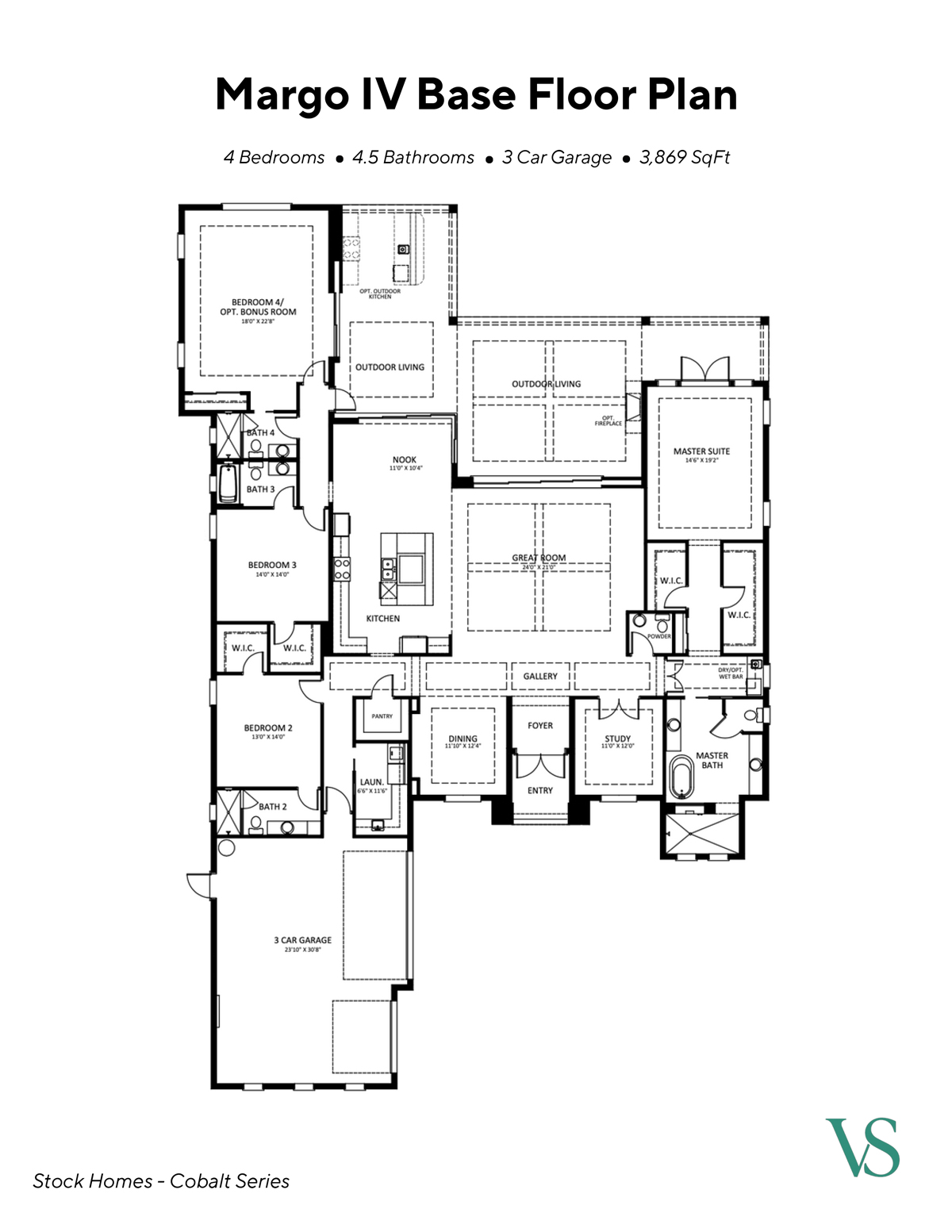 Vivid Shores Floorplan Margo IV Base