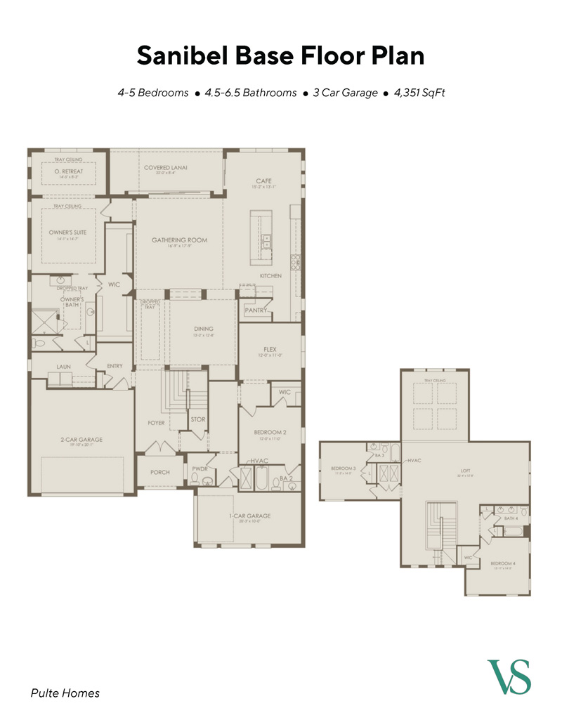 Vivid Shores Floorplan Sanibel Base